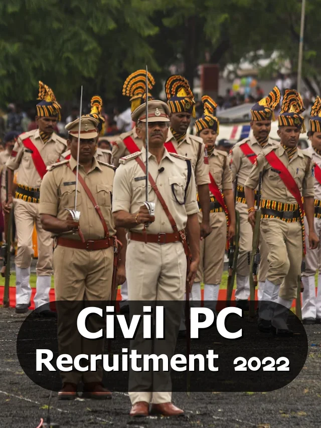 Civil PC Recruitment 2022 Apply For 1500 Posts