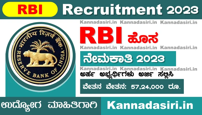 RBI Recruitment 2023 Apply Online Now