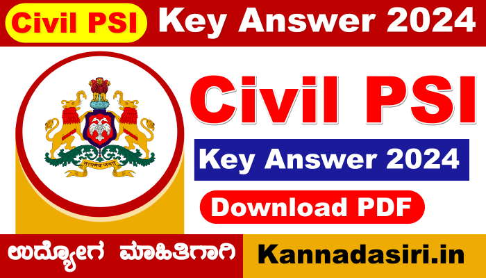 Civil PSI Key Answer 2024 Download PDF